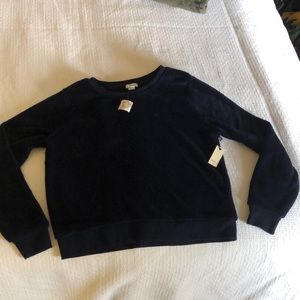New with tags cozy navy crew neck sweater